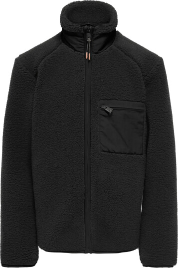 ONLY & SONS Osjdallas Sherpa Jacket Black 128 ONLY & SONS Osjdallas Sherpa Jacket Black 128