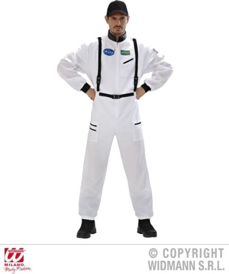Widmann Hvit Astronautkostyme Widmann Hvit Astronautkostyme