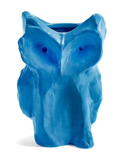 Serax Owl Vase S Light Blue After Midnight - Blue - 23 CM Serax Owl Vase S Light Blue After Midnight - Blue - 23 CM