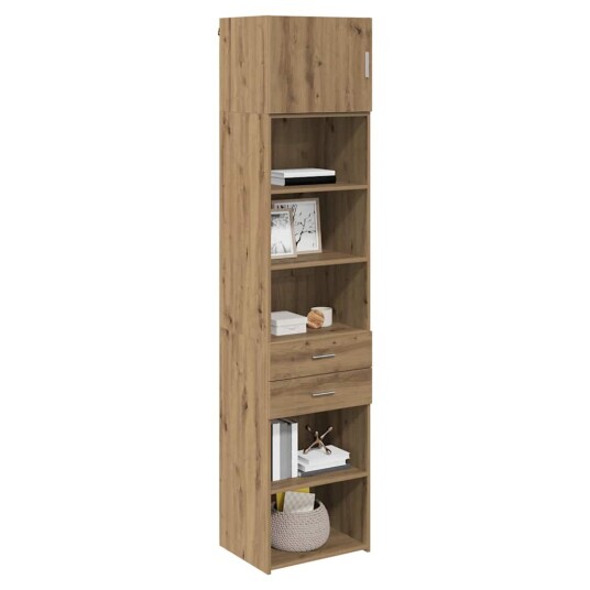 Høyskap med skuff Artisan Eik 50 x 42,5 x 225 cm Konstruert tre Høyskap med skuff Artisan Eik 50 x 42,5 x 225 cm Konstruert tre
