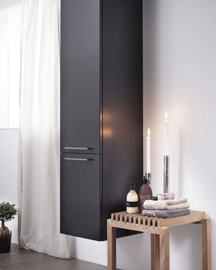 Gustavsberg Artic H?yskap 35 cm sort eik