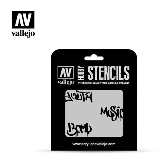Vallejo Stencils Street Art No.1 1/35