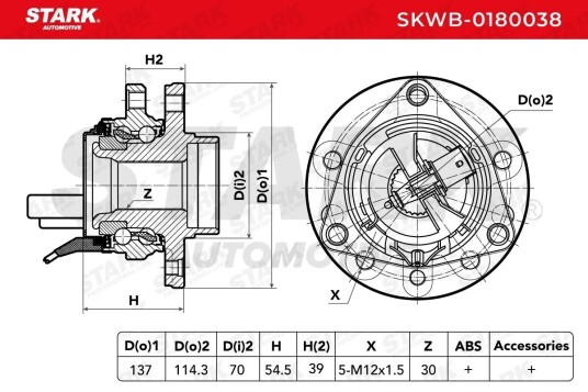 STARK SKWB-0180038 Hjullager STARK SKWB-0180038 Hjullager