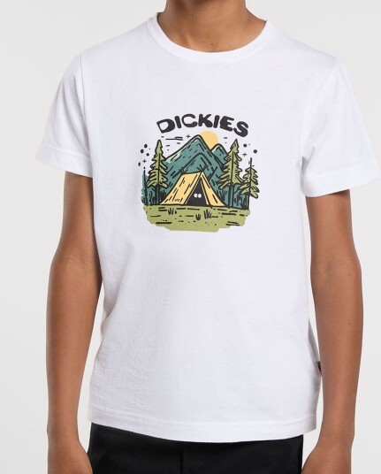 Dickies T skjorte Leirgrafikk White Dickies 6 7 år 116 122 T skjorte Hvit 116 112
