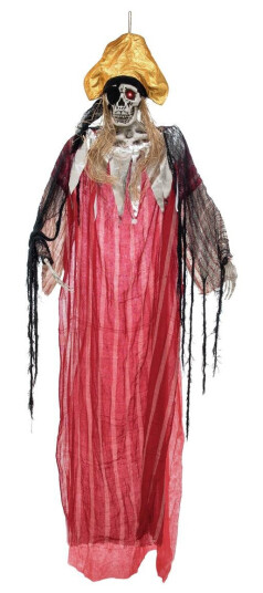 Halloween skjelett pirat, 170 cm Halloween skjelett pirat, 170 cm