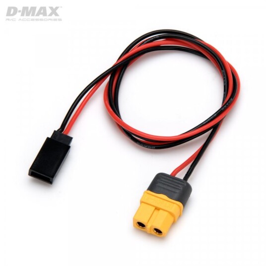 DynoMAX B9668 Charging Lead Futaba RX to XT60 20AWG 500mm DynoMAX B9668 Charging Lead Futaba RX to XT60 20AWG 500mm