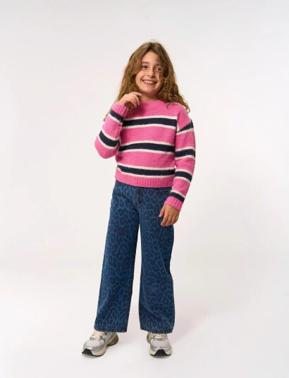 The New Tnpalmina Knit Pullover Pink 98/104 The New Tnpalmina Knit Pullover Pink 98/104