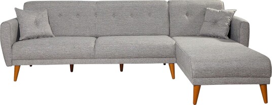 Gjoni Sovesofa med Divan Høyre Grå