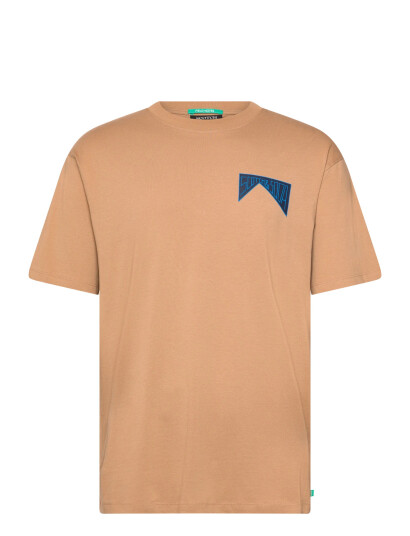 Scotch & Soda Relaxed Fit Front + Back Aw T-Shirt - Beige - XXL Scotch & Soda Relaxed Fit Front + Back Aw T-Shirt - Beige - XXL
