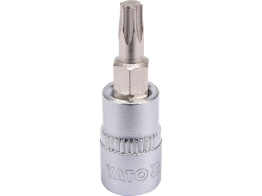 Yato 1/4" Torx Bits Pipenøkkel T25 37mm Krom-vanadium