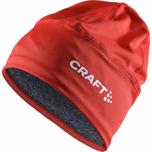 Craft NOR ADV Windblock Fleece Hat Bright Red/White S/M Craft NOR ADV Windblock Fleece Hat Bright Red/White S/M