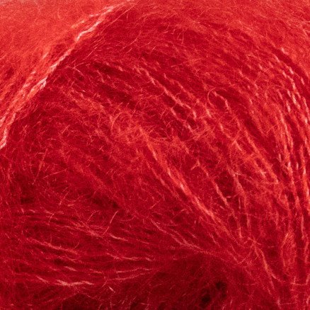 Järbo Fin Mohair Silke Garn 39 Rød