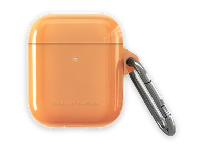 Ideal Of Sweden Clear Airpods Case Orange Spritz