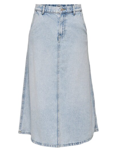 ONLY Onlmindy Hw Loose Dnm Skirt Noos Blå XS
