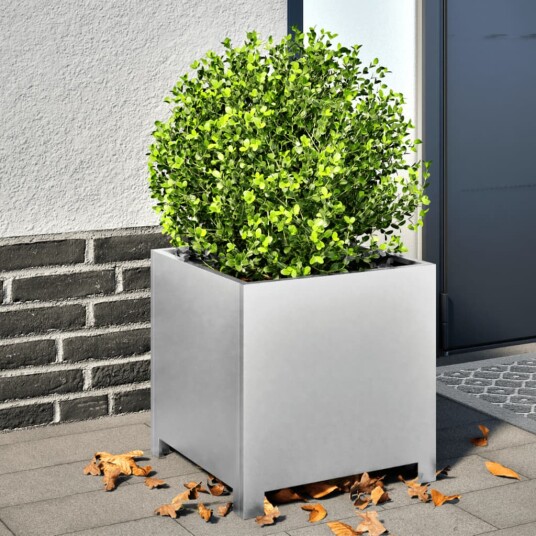 Plantekasse 40x40x40 cm galvanisert stål