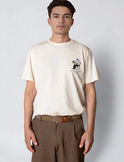 Clean Cut Copenhagen My Business T Shirt Cream S