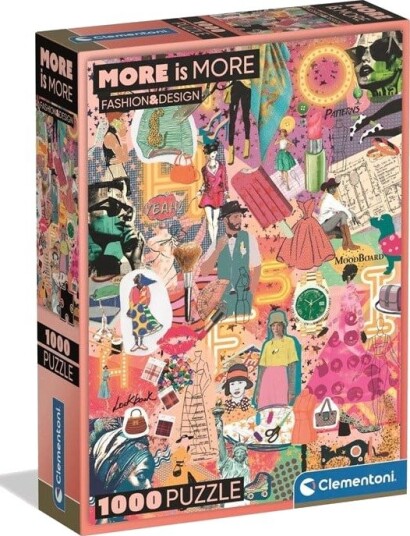 Clementoni Puzzle More Is More Fashion&Design 1000 pieces 2D Puslespill
