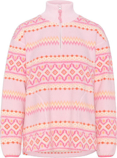 Kari Traa Women"s Ruthie Midlayer Half Zip Pink Frost L