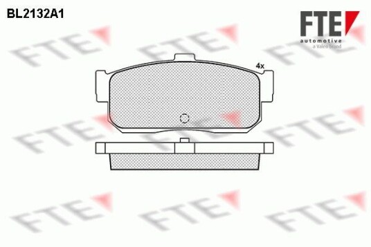 Bremseklosser FTE 9010682 Bremseklosser FTE 9010682