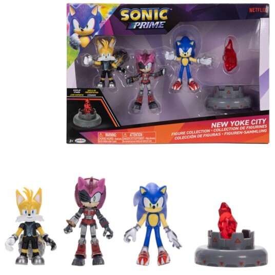 Sonic Prime Figursett 6cm - New Yoke City Sonic Prime Figursett 6cm - New Yoke City