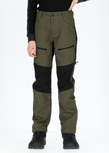 X-Trail X-Trail Outdoor Pants Jr Olive/Black 140 Bukser X-Trail X-Trail Outdoor Pants Jr Olive/Black 140 Bukser