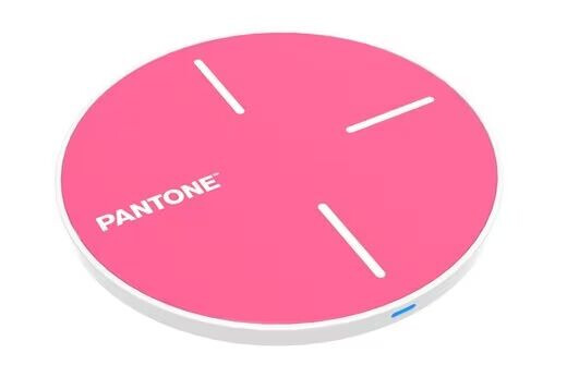 Pantone Trådløs Lader 15W - Rosa 184C