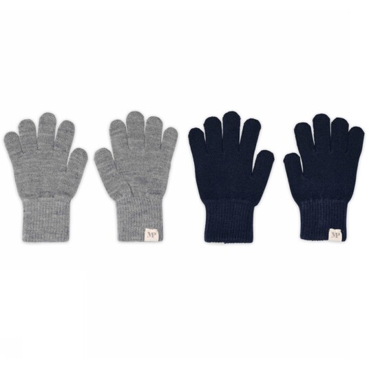Mp Danmark Mix Light Grey Mel Blue Comfy Hansker 2 Pakning 7 11 år Mp Danmark Mix Light Grey Mel Blue Comfy Hansker 2 Pakning 7 11 år