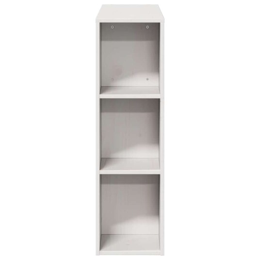 Hodegavl med oppbevaring hvit 90 cm heltre furu