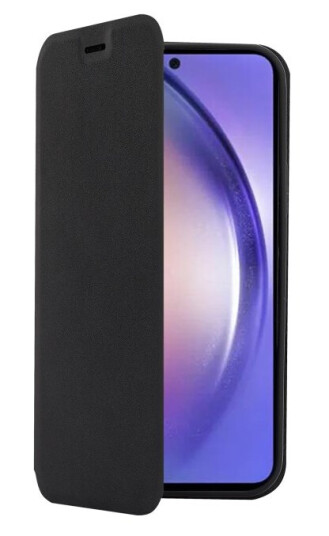 Screenor Clever - Lommebok For Mobiltelefon - Økolær - Svart - For Samsung Galaxy A54 5G
