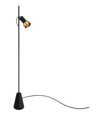Trizo21 Trizo 21 2Thirty-Floor 1 Honeycomb Gulvlampe Sort/ Gull Ring