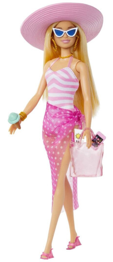 Barbie-Dukke Mattel Brb Day At The Beach Mix Barbie/Ken Hpl72 Wb6