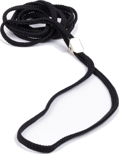 Show Dog Show Lead Flat Med Klips Svart (10 Mm X 110 cm)