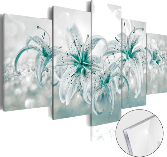 Bilde På Akryl Sapphire Lilies 100x50 Artgeist sp. z o. o.