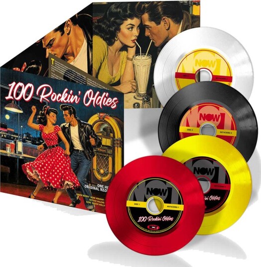 Diverse Artister 100 Rockin' Oldies CD