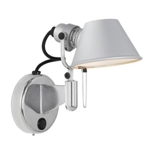 Artemide Tolomeo Micro Faretto LED Vegglampe Uten Bryter Aluminium Artemide Tolomeo Micro Faretto LED Vegglampe Uten Bryter Aluminium