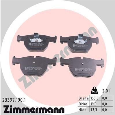 Bremseklosser ZIMMERMANN 23397.190.1 Bremseklosser ZIMMERMANN 23397.190.1