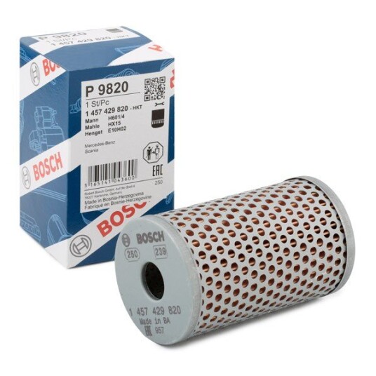 Hydraulikkfilter, styring BOSCH 1 457 429 820