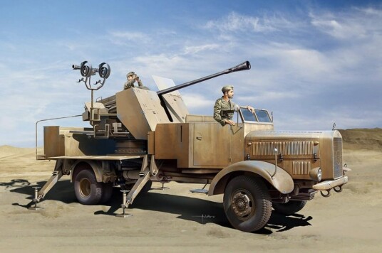 Trumpeter 1/35 German L4500A mit 5cm Flak 41