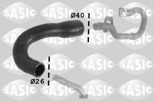 ladeluftslange SASIC 3336158 ladeluftslange SASIC 3336158