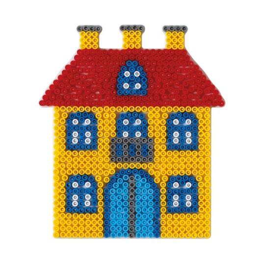 Hama Ironing Beads Pegboard-House