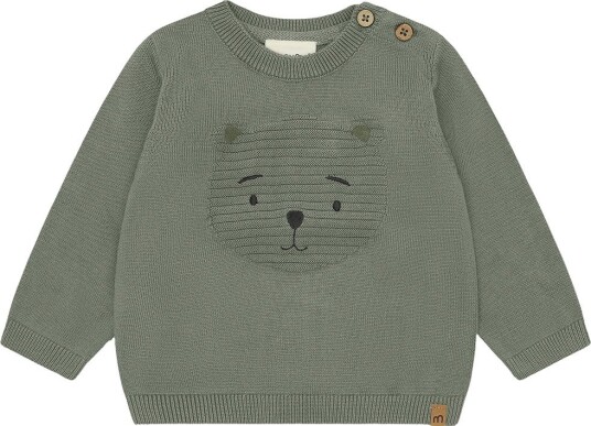 Minymo Pullover Knit Khaki green 62