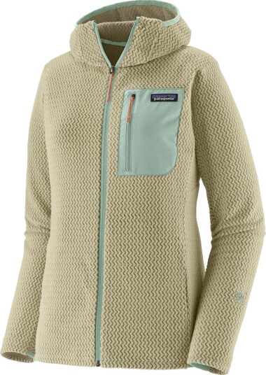 Patagonia W's R1 Air Full Zip Hoody Weathered Stone