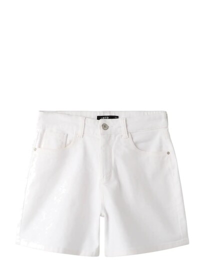 LMTD Nlfbice Twi Nw Mom Lc Shorts Noos White 134 LMTD Nlfbice Twi Nw Mom Lc Shorts Noos White 134
