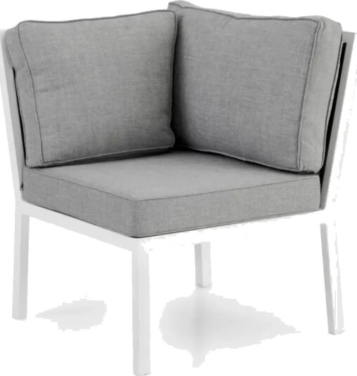 Brafab Bergerac endeelement med hvit pute Brafab Bergerac endeelement med hvit pute