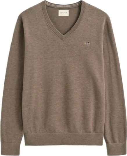 Gant Cotton Sweater Brown XXXL