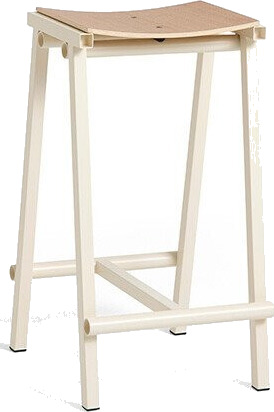HAY Taburete 8 Bar Stool Low EggshelLampemesteren HAY Taburete 8 Bar Stool Low EggshelLampemesteren