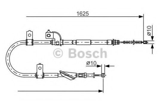 Bremsewire BOSCH 1 987 482 081