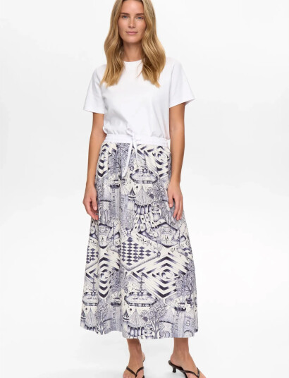 Nümph Nugardenia Skirt Navy 42 Nümph Nugardenia Skirt Navy 42