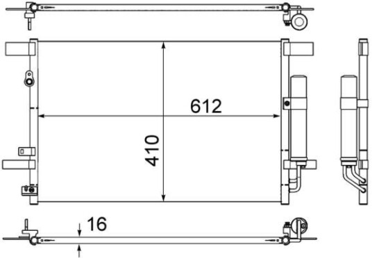 Kondensator MAHLE ORIGINAL AC 557 000S