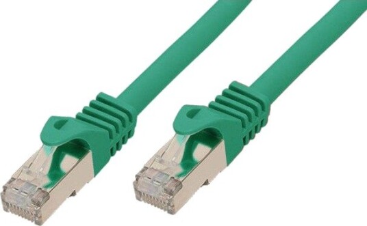 S/Conn Standard Patchkabel Cat. 6A Med Råkabel Cat.7 – S/Ftp Dobbelt Skjermet – Halogenfri – Grønn – 30,0 M 16675530G
